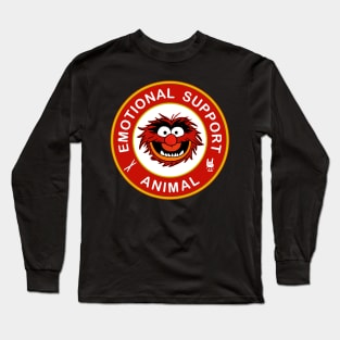 Emotional Support Animal Muppets Long Sleeve T-Shirt